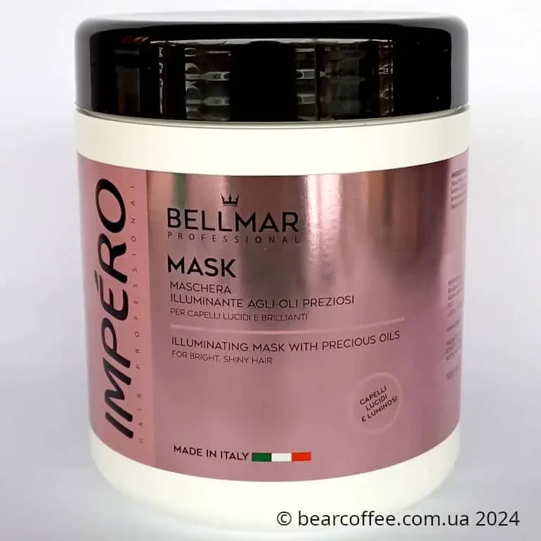 Bellmar Impero Illuminating Mask With Precious Oils маска для волосся додає блиск 1000 мл