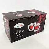 Скляні чашки для напоїв з подвійними стінками Con, Набір чашок з подвійним дном RK-74, фото 5