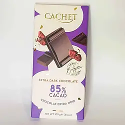 Cachet Extra dark chocolate 85% cacao ектра чорний шоколад 100г