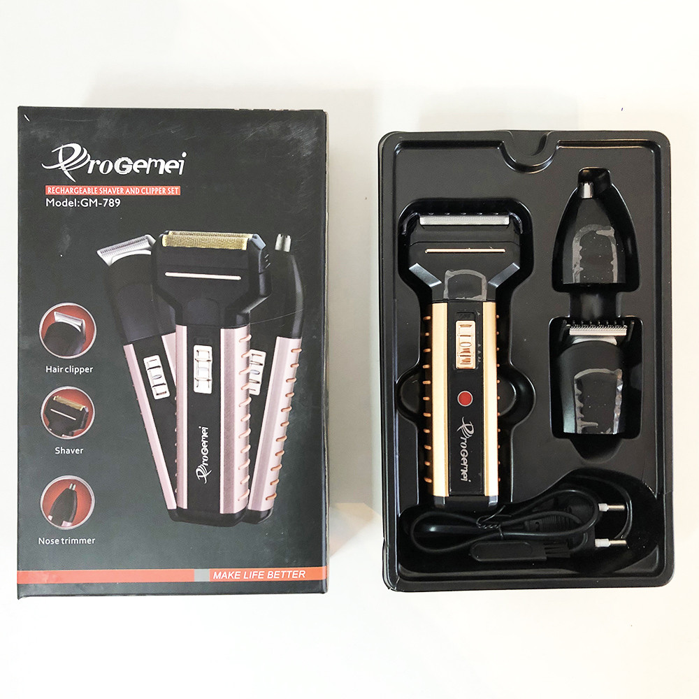 Тример для вусів Gemei GM-789, Бритва для сухого гоління Чоловіча електробритва гоління SK-17, фото 1