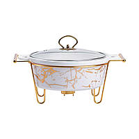 Марміт круглий 1,5 л керамічний з підігрівом 31*24*18 см HP1038