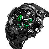 Чоловічий армійський водостійкий тактичний годинник SKMEI, Брендові чоловічі годинники NR-60, фото 7