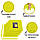 Мат-пазл (ластівчин хвіст) Cornix Mat Puzzle EVA 120 x 120 x 1 cм XR-0236 Yellow, фото 7