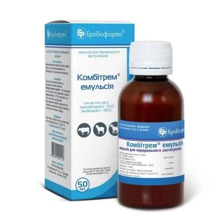 Комбітрем  емульсія антигельмінтна, 50 мл