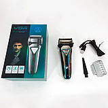 Електробритва для сухого гоління, Професійні електричні бритви, Тример для вусів Бритва бороди FA-27, фото 7