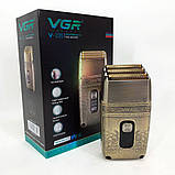 Бритва чоловіча електрична акумуляторна електробритва, Професійна бритва професійна для гоління XZ-13, фото 2