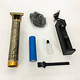 Електробритва для голови T8, Машинка для стрижки vgr, Тример бездротової Машинка стрижки gemei BS-76, фото 4