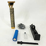 Електробритва для голови T8, Машинка для стрижки vgr, Тример бездротової Машинка стрижки gemei BS-76, фото 6