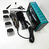 Машинка для стрижки для дому VGR, Тример для скронь Тример бороди від батарейок WA-96, фото 8