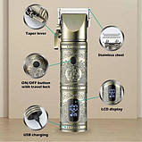 Машинка для стрижки волосся домашня VGR, Бритва триммер для чоловіків Машинка чоловіча гоління VD-41, фото 8