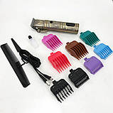 Машинка для стрижки волосся домашня VGR, Бритва триммер для чоловіків Машинка чоловіча гоління VD-41, фото 4