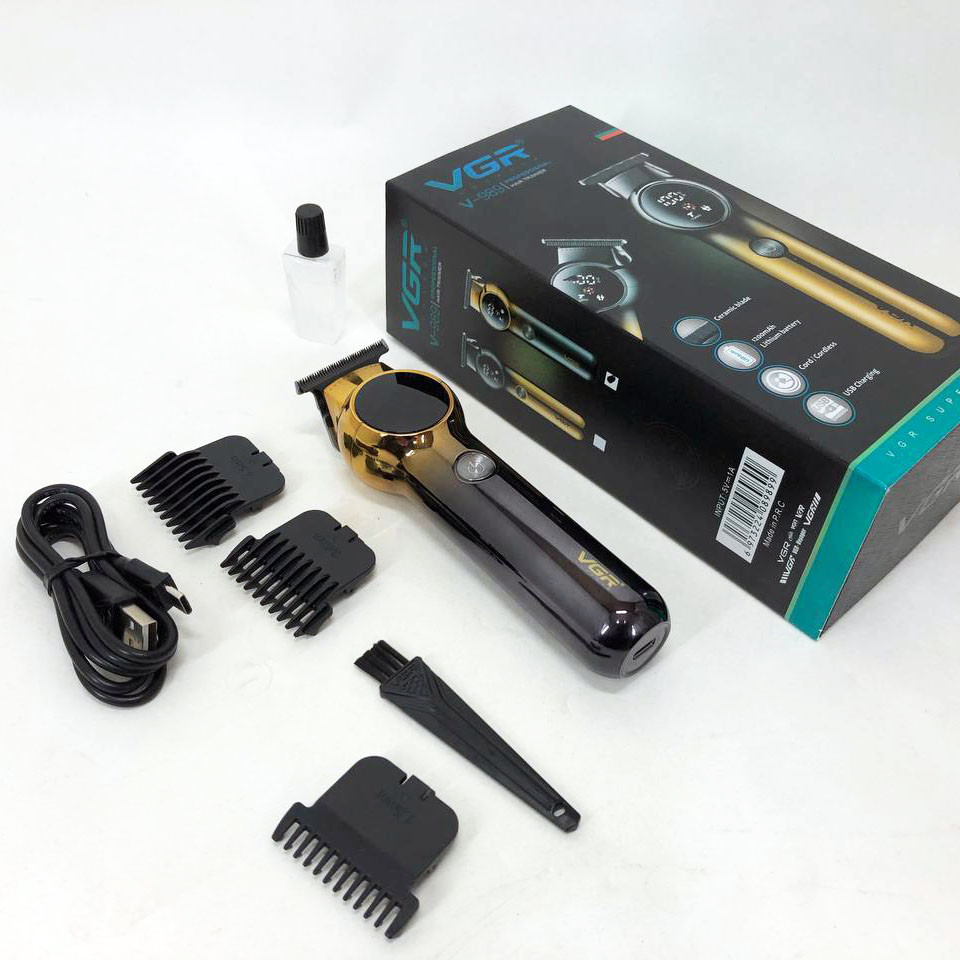 Машинка для стрижки волосся професійна VGR V989, Машинка окантувальна професійна для бороди XJ-28, фото 1