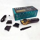 Машинка для стрижки волосся професійна VGR V989, Машинка окантувальна професійна для бороди XJ-28, фото 8