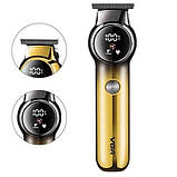 Професійний тример для гоління, Тример для стрижки бороди акумуляторний, Бездротова електробритва PB-15, фото 6