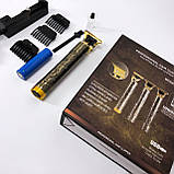 Машинка-тример 3 в 1 для стрижки волосся WS-T88, Професійна машинка для стрижки голови HF-32, фото 9