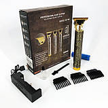 Машинка-тример 3 в 1 для стрижки волосся WS-T88, Професійна машинка для стрижки голови HF-32, фото 4