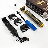 Машинка-тример 3 в 1 для стрижки волосся WS-T88, Професійна машинка для стрижки голови HF-32, фото 7