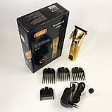 Бездротова акумуляторна машинка для стрижки волосся, Сімейна машинка для стрижки волосся TJ-87, фото 7