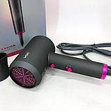 Сучасний фен для укладання VGR V-400 2000 Вт, Фен для жорсткого волосся волосся з дифузором ZT-10, фото 7