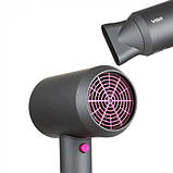 Сучасний фен для укладання VGR V-400 2000 Вт, Фен для жорсткого волосся волосся з дифузором ZT-10, фото 8