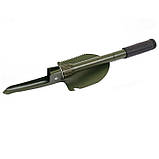 Лопата тактична Shovel, Лопата для подорожей на природу з нержавіючої сталі ZP-80, фото 7