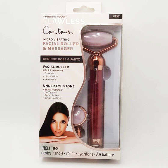 Масажер ролик електричний Facial Roller Massager. Колір: червоний XZ-27, фото 1