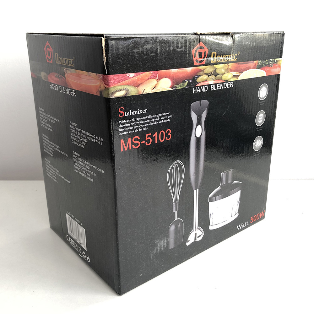 Подарунковий набір: сендвічница DOMOTEC MS-7777 + Блендер PD-194 DOMOTEC MS-5103, фото 1