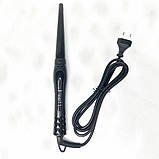 Щипці для завивки волосся краще DOMOTEC, Конусні плойки для завивки волосся Насадка локонів TC-55, фото 9