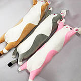 Кіт батон іграшка для сну 50, Іграшка кіт-батон без шкідливих речовин, Подушка у вигляді кота SL-46, фото 7