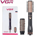 Електричний фен з дифузором VGR V-559, Класичний фен для сушіння та укладання волосся RM-49, фото 3