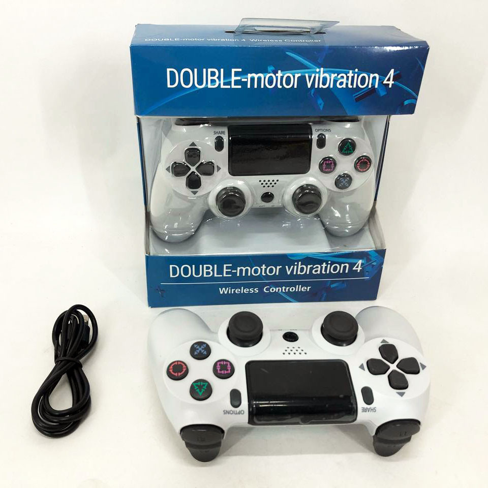 Джойстик DOUBLESHOCK для PS 4, бездротовий ігровий геймпад PS4/PC акумуляторний джойстик. OQ-150 Колір білий
