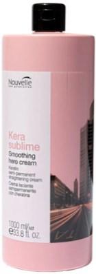 Nouvelle kera sublime smoothing hero cream Кератиновий напівпермаментний випрямляючий крем для волосся 1000 мл 300 мл