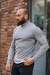 Чоловічий класичний светр ольф в рубчик осінь весна