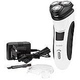 Портативна бритва, Бритва для бороди електронна, Машинка для видалення волосся на обличчі JW-72, фото 7