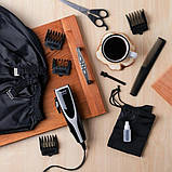 Електрична машинка з насадкою для бороди MAGIO MG-184, Підстригальна машинка Бритва тример YZ-75, фото 7