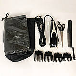 Електрична машинка з насадкою для бороди MAGIO MG-184, Підстригальна машинка Бритва тример YZ-75, фото 2