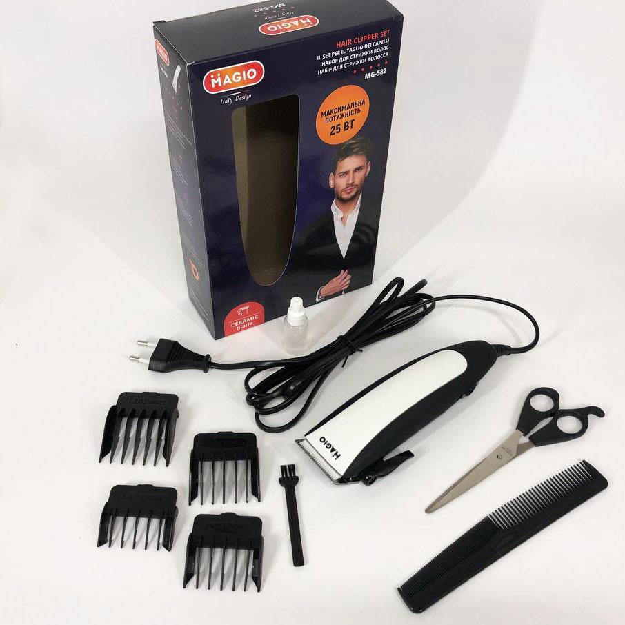 Професійна окантовочна машинка для стрижки волосся MAGIO, Машинка для стрижки від акумулятора JT-91, фото 1