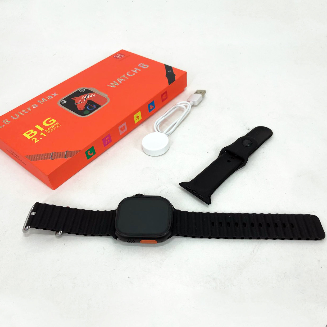 Смарт годинник WATCH L8 Ultra Max. KM-873 Колір: чорний, фото 1