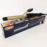 Сучасні щипці для завивки волосся, Щипці ля волосся для завивки створення об'єму KH-65, фото 2