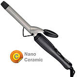 Сучасні щипці для завивки волосся, Щипці ля волосся для завивки створення об'єму KH-65, фото 3