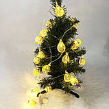 Led гірлянда класична, Святкова новорічна гірлянда, Стильні світлодіодні гірлянди, Гірлянди на ялинку SW-18, фото 4
