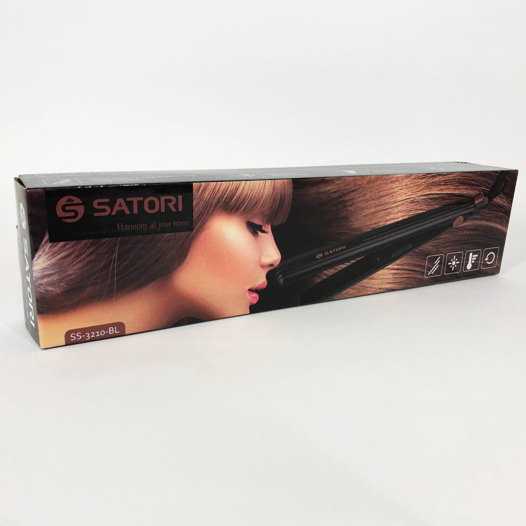 Щипці для волосся Satori SS-3210-BL, гофре плойка прасок для волосся, SH-170 професійний прасок