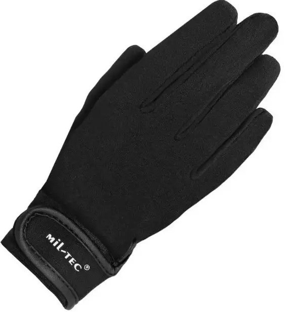Рукавички тактичні Неопренові Mil-Tec Black 11660002 розмір S, фото 1