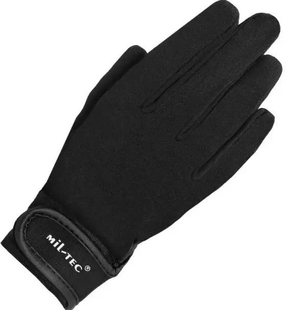 Рукавички тактичні Неопренові Mil-Tec Black 11660002 розмір M, фото 1