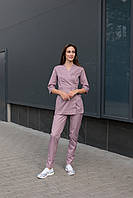 Жіночий медичний костюм «Глорія» колір попеляста троянда
