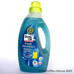 Гель для прання спортивного одягу та синтетичних тканин, Denkmit Fresh Sensation, 1,5л., Німеччина