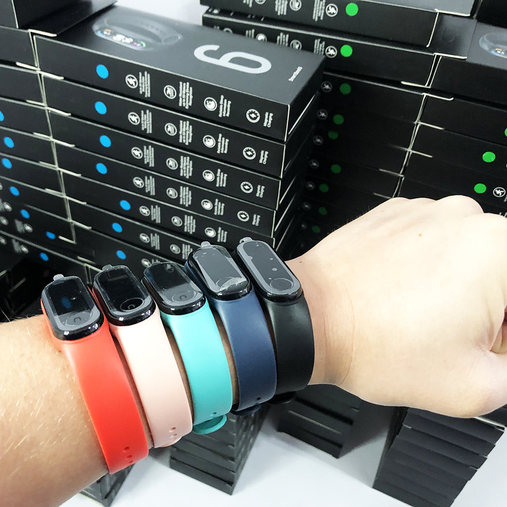 Фітнес браслет FitPro Smart Band M6 (смарт годинник, пульсоксиметр, пульс). XV-176 Колір рожевий, фото 1
