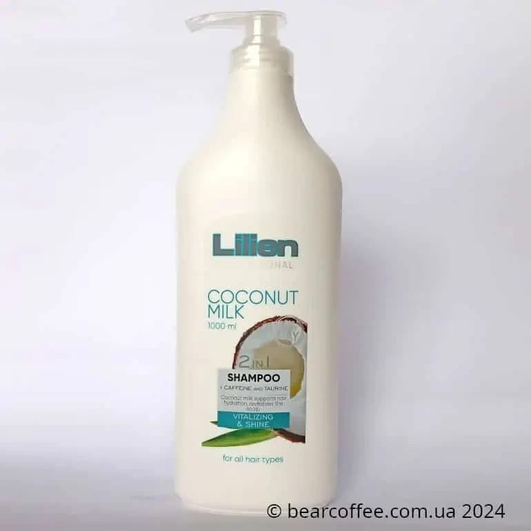 Шампунь для волосся Lilien Coconut Milk 2в1 1000мл