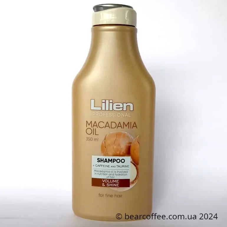 Шампунь для волосся Lilien Macadamia Oil Shampoo 350мл
