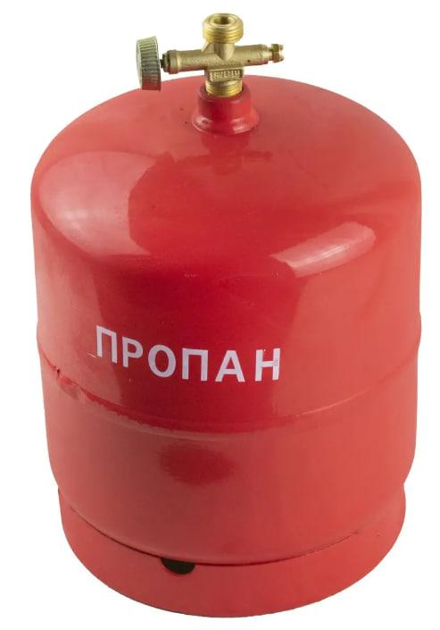 Металевий газовий балон 7.2 л для дому, Побутові газові балони